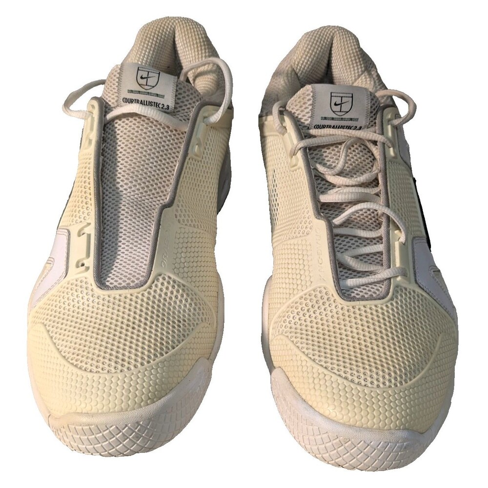 VTG Nike MaxAir Courtballistec 2.3 Men's Tennis Shoes Rafa Nada 14 Cream & White